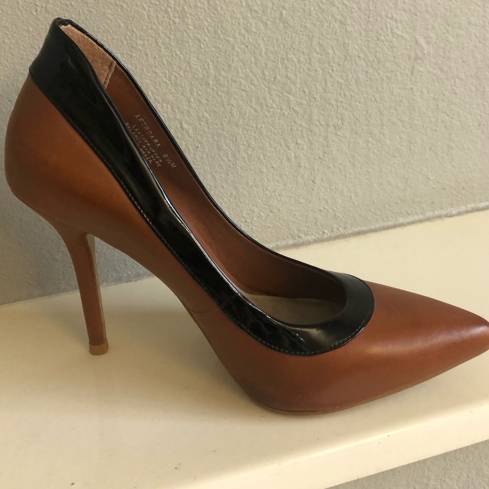 Brown/black heels- size 8 1/2